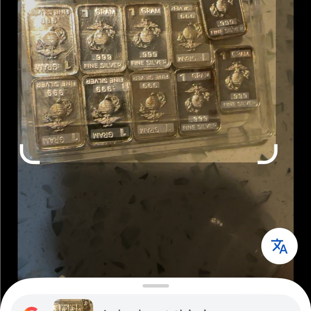 1 Gram Fine Silver Bars trade-in metal Bluey Vuitton for some future investment